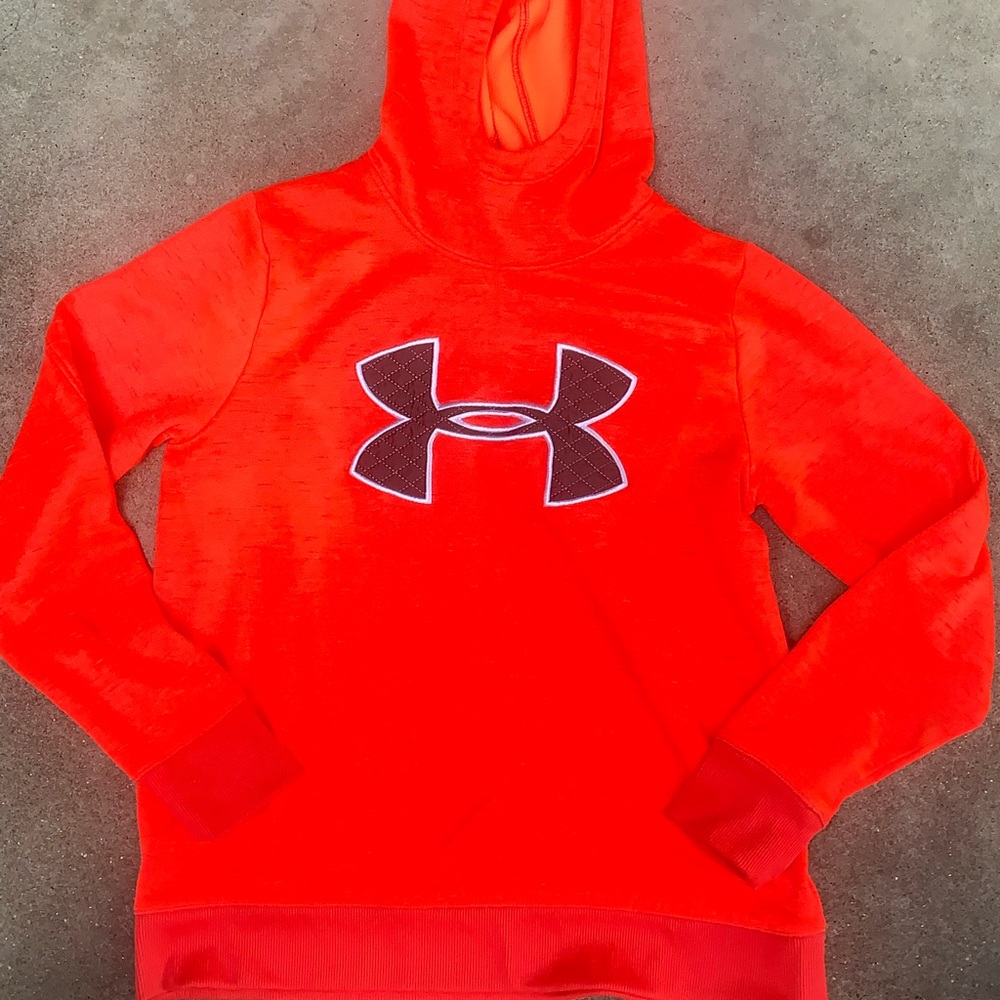 Women’s Orange Underarmour Hoodie